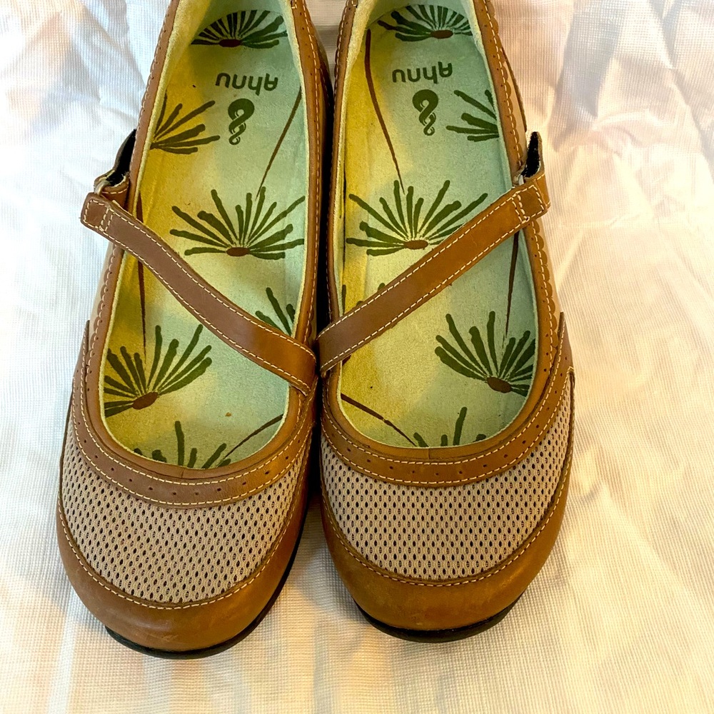Ahnu brown Maryjane shoes